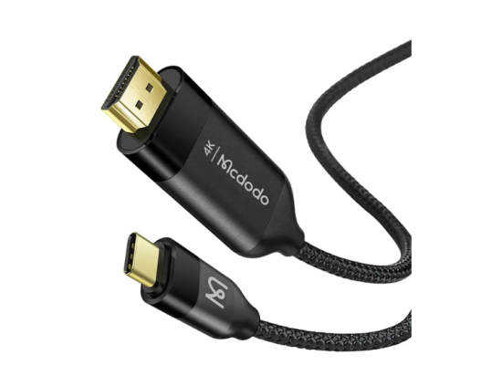 Mcdodo CA-5880 USB Type C to HDMI Cable 2m 4K High Definition (Black)